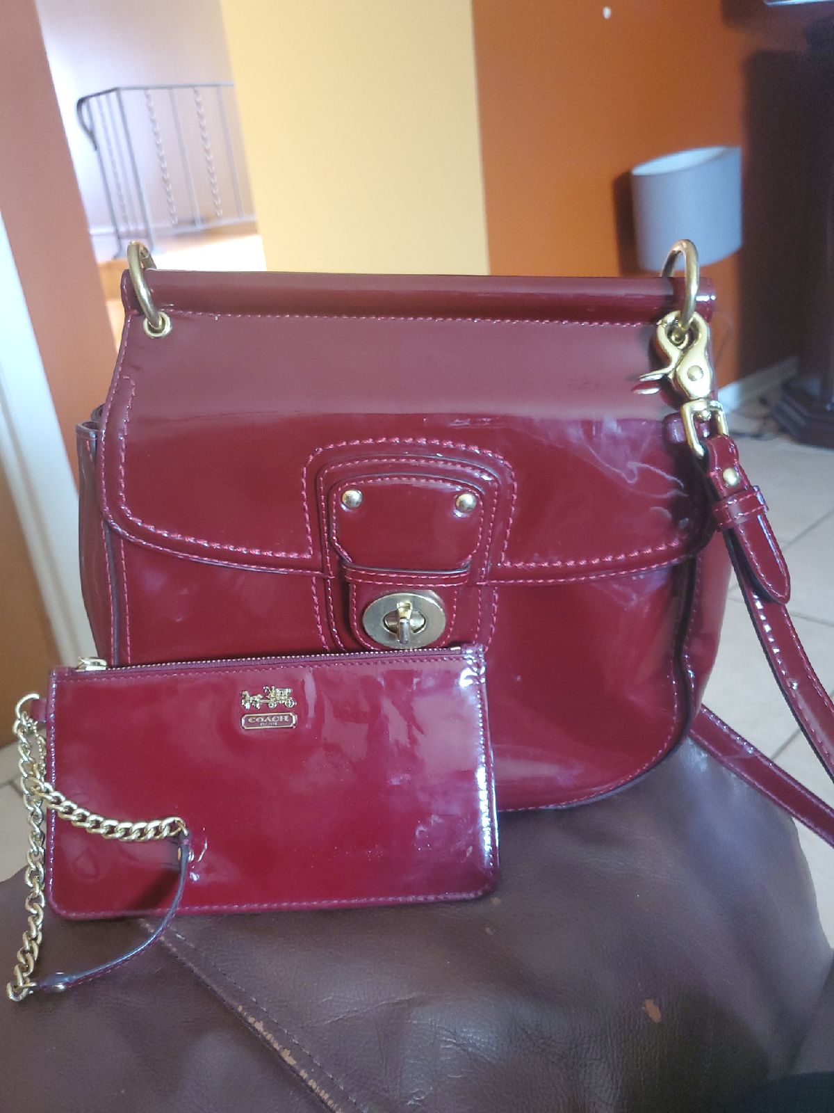 Coach purse and wallet set