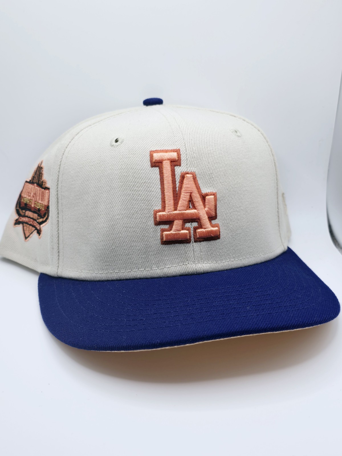 Los Angeles Dodgers New Era Exclusive 59Fifty 40th Copper Peach Fitted Sz 7 5/8
