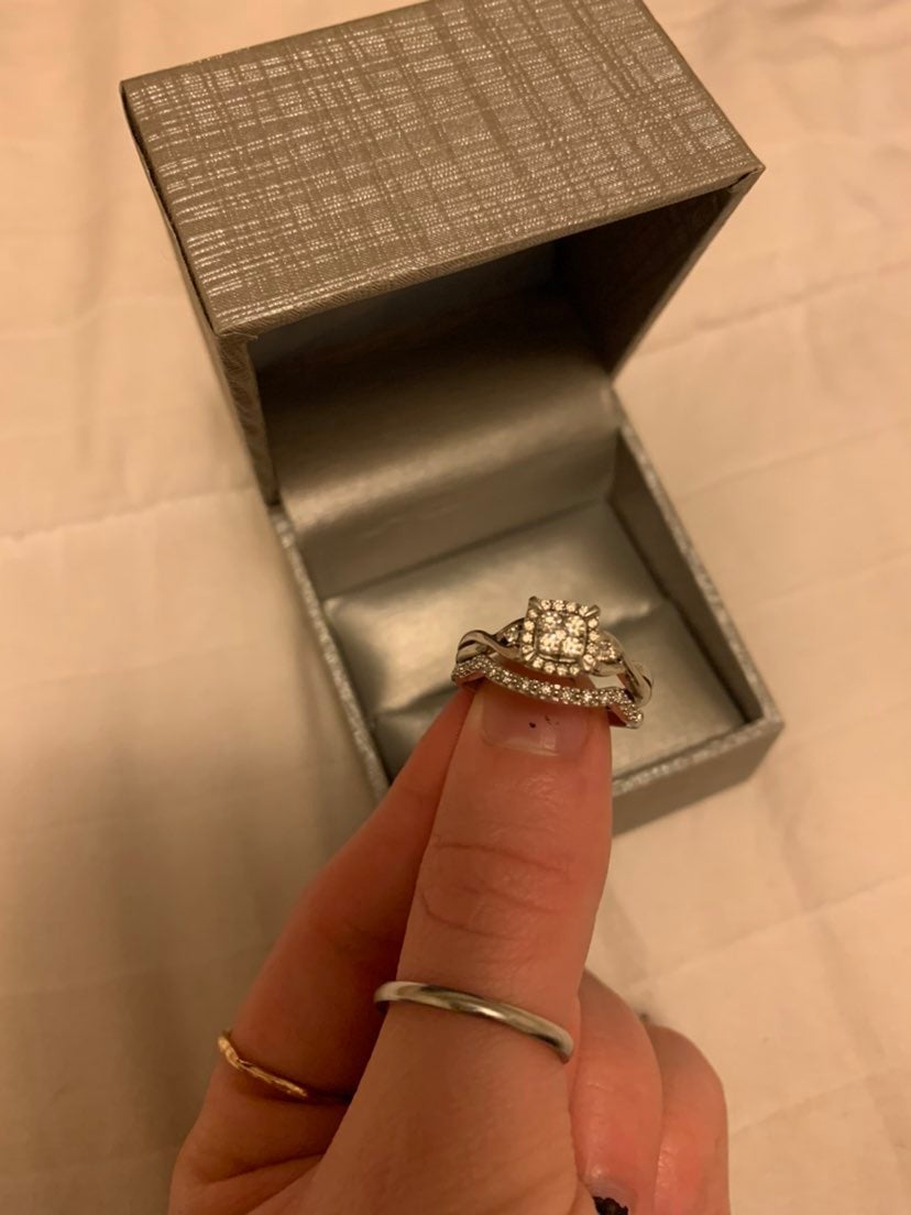 Beautiful Diamond Engagment Set