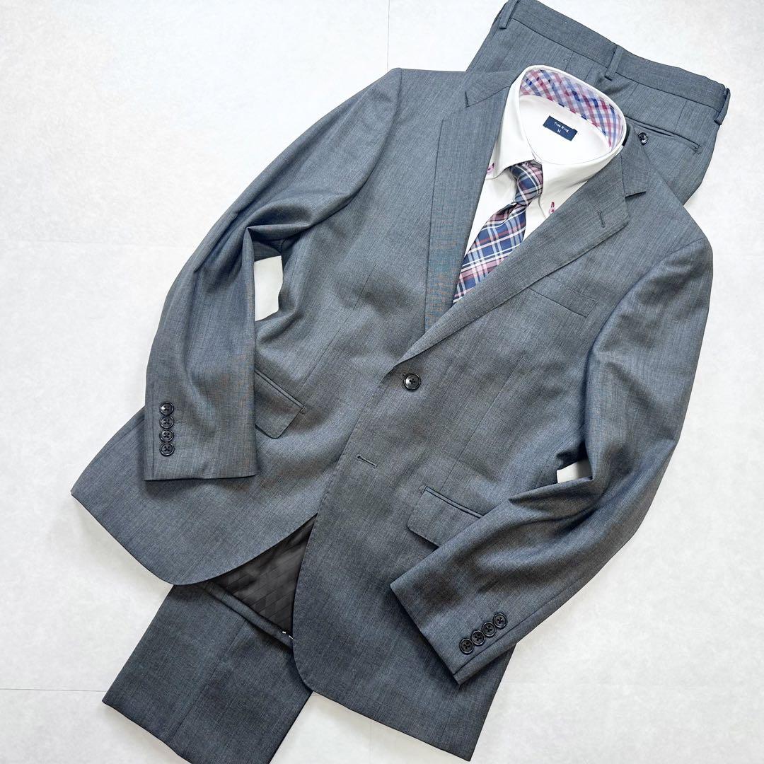 【Tried on only】TOPVALU MARLANE Suit Gray with Patterned Lining Y5