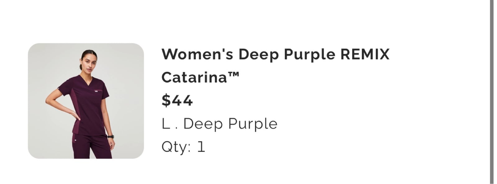 BRAND NEW!!! Limited Edition Deep Purple FIGS Scrub Set!