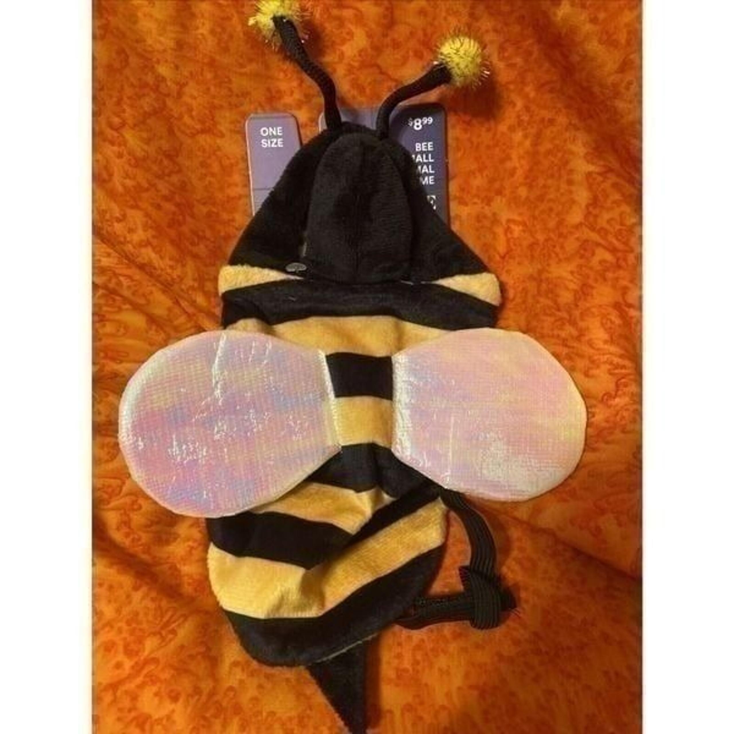 New Booutique BUMBLEBEE COSTUME Cute for Extra Small Dog or Cat Halloween Fun