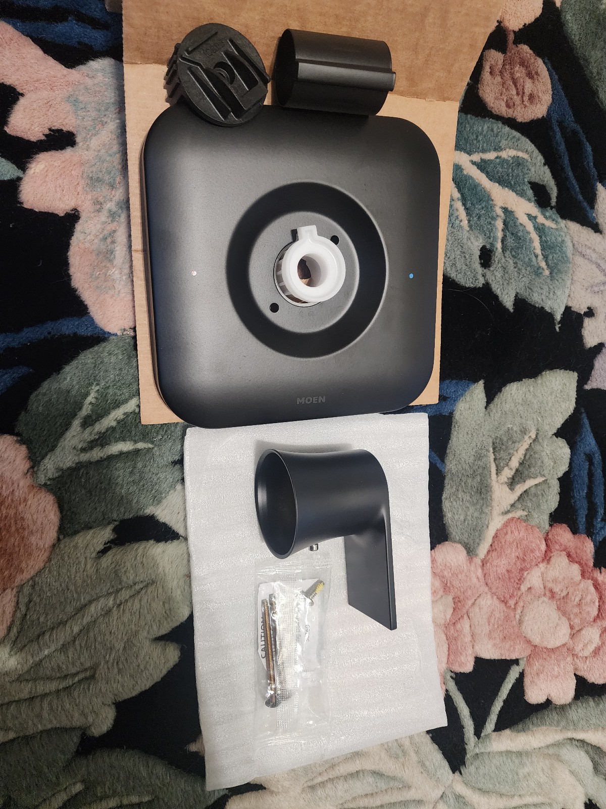 Moen Genta LX Matte Black Pressure-Balancing Modern Shower Trim