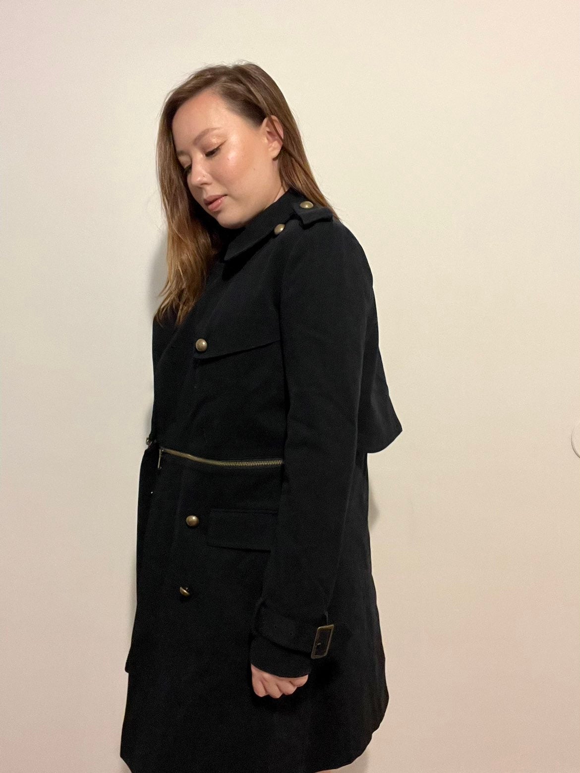 Rebecca Minkoff Navy Trench Coat