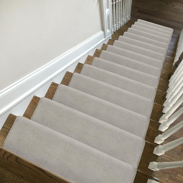 PURE ERA Carpet Stair Treads Ultra Plush Soft Bullnose Indoor Stair Protectors P