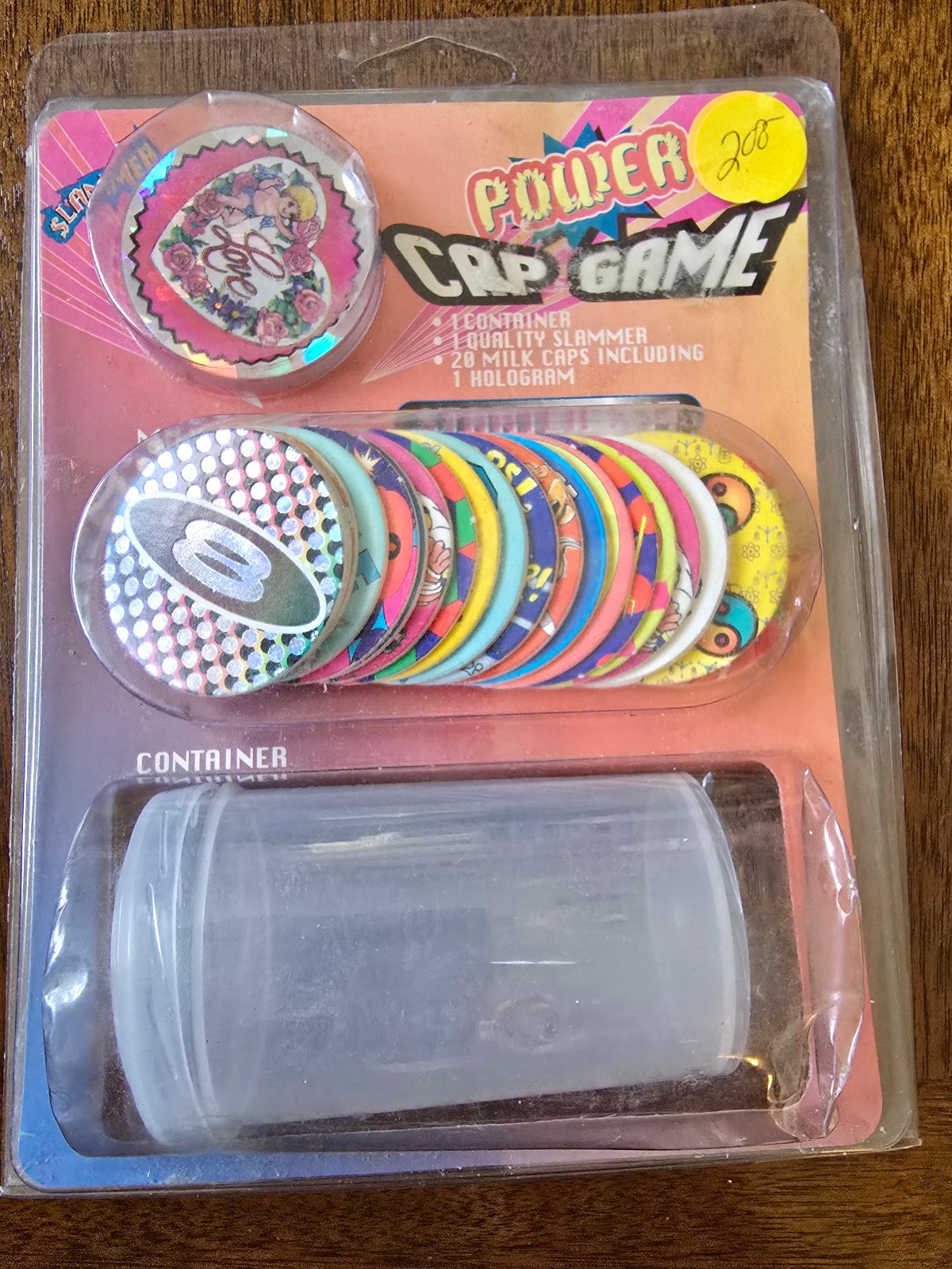 "Power Cap Game" pog set