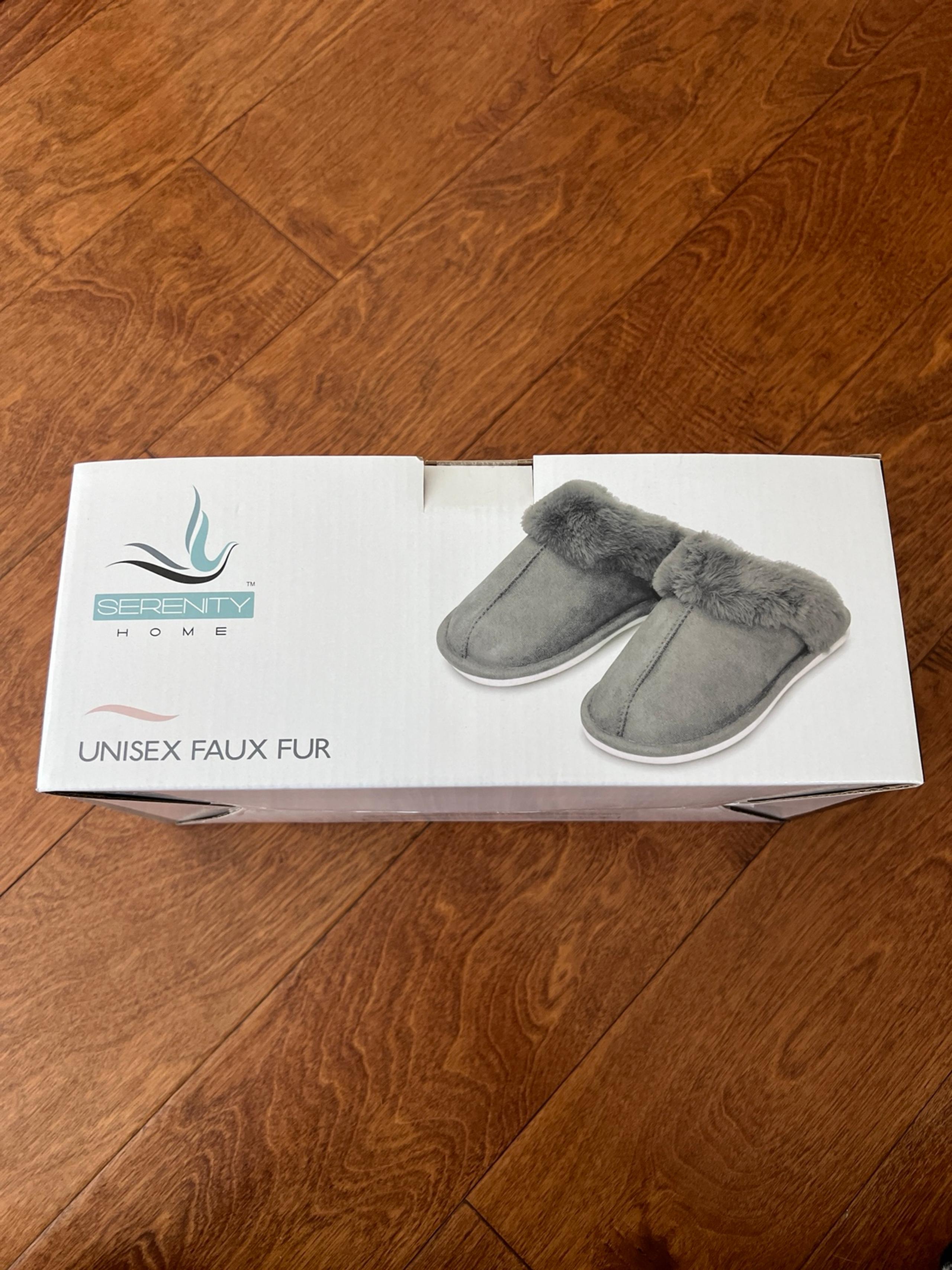 Serenity Home Unisex Faux Fur Slippers