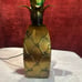 Port. Electric Pineapple Shaped Desk-Table Fan. 15x8.25x4. Green/Gold metallic.