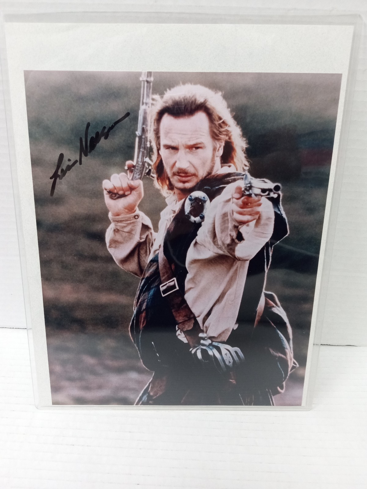 Liam Neeson Autographed Rob Roy 8x10 Photo COA