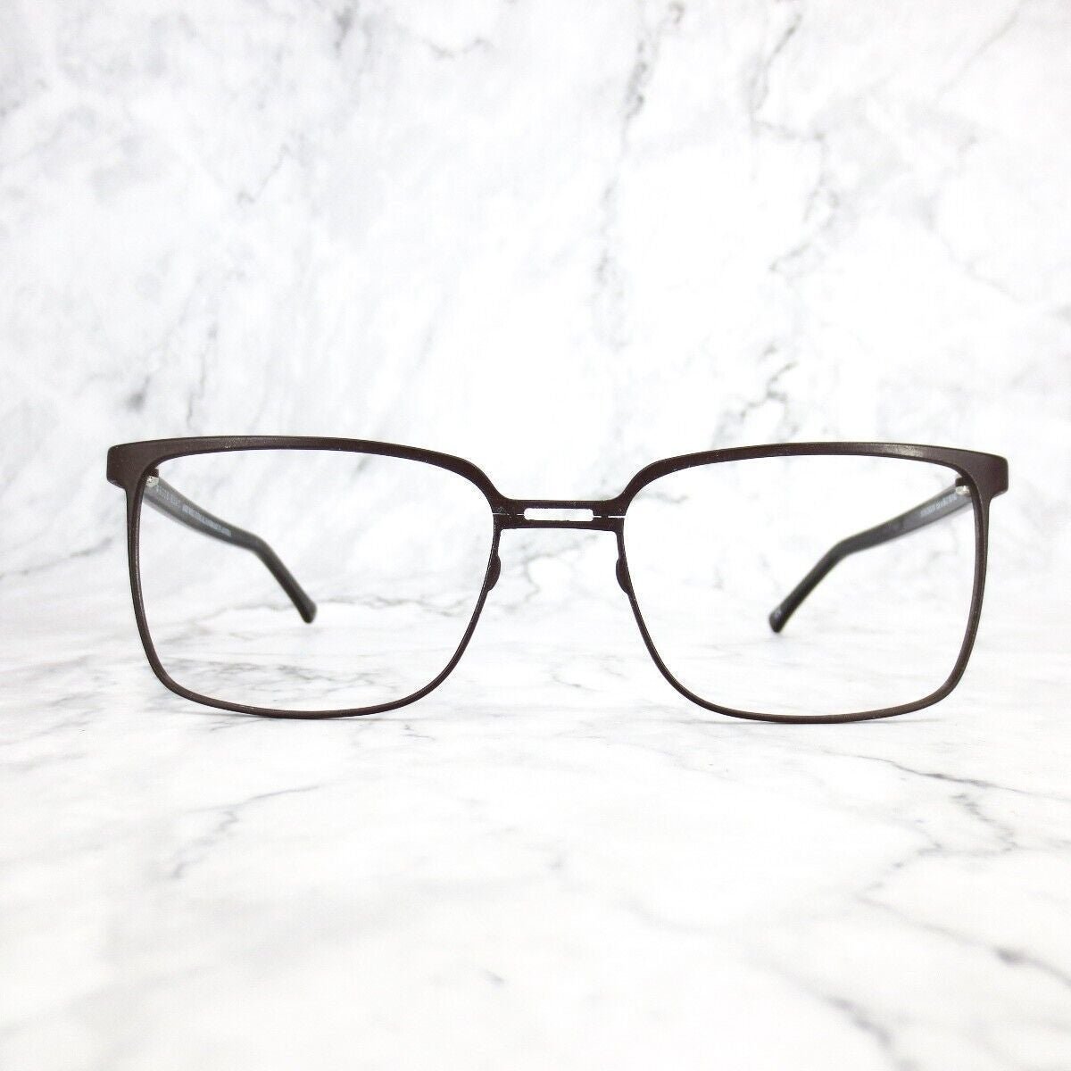 Andy Wolf White Heat Robinson col. E Eyeglasses Brown Full Rim Frames 56-18-140