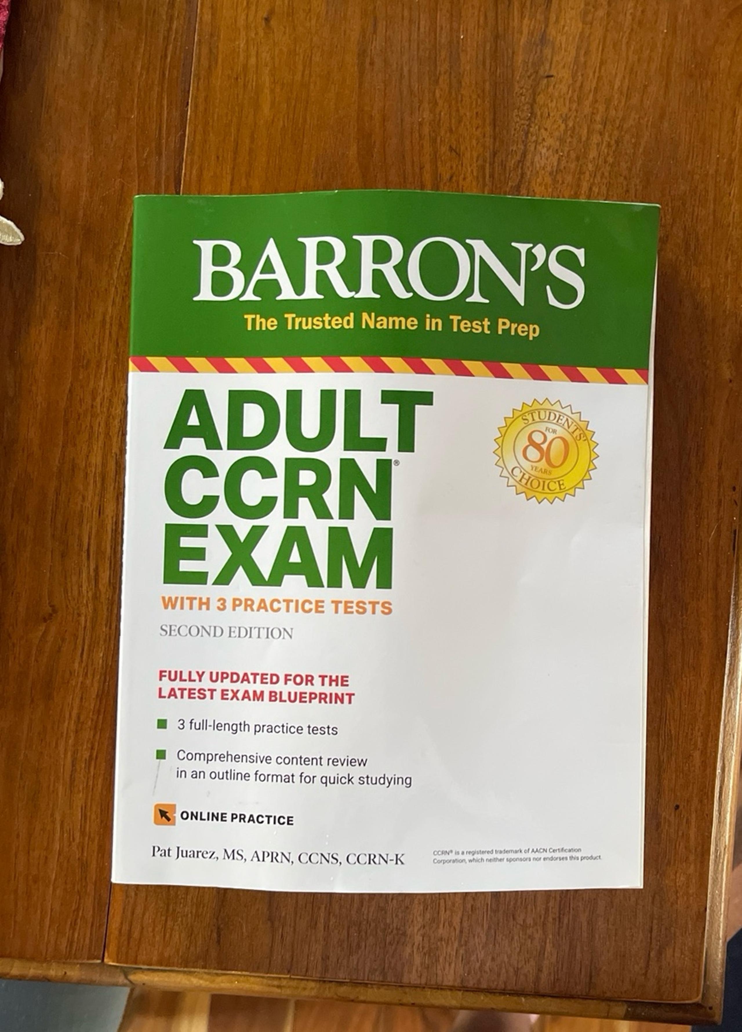 Barton’s Adult CCRN Exam with 3 Practice tests