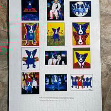 Blue Dog 12 month prints (20 X 14) 1997 Rodrigue Calendar