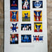 Blue Dog 12 month prints (20 X 14) 1997 Rodrigue Calendar