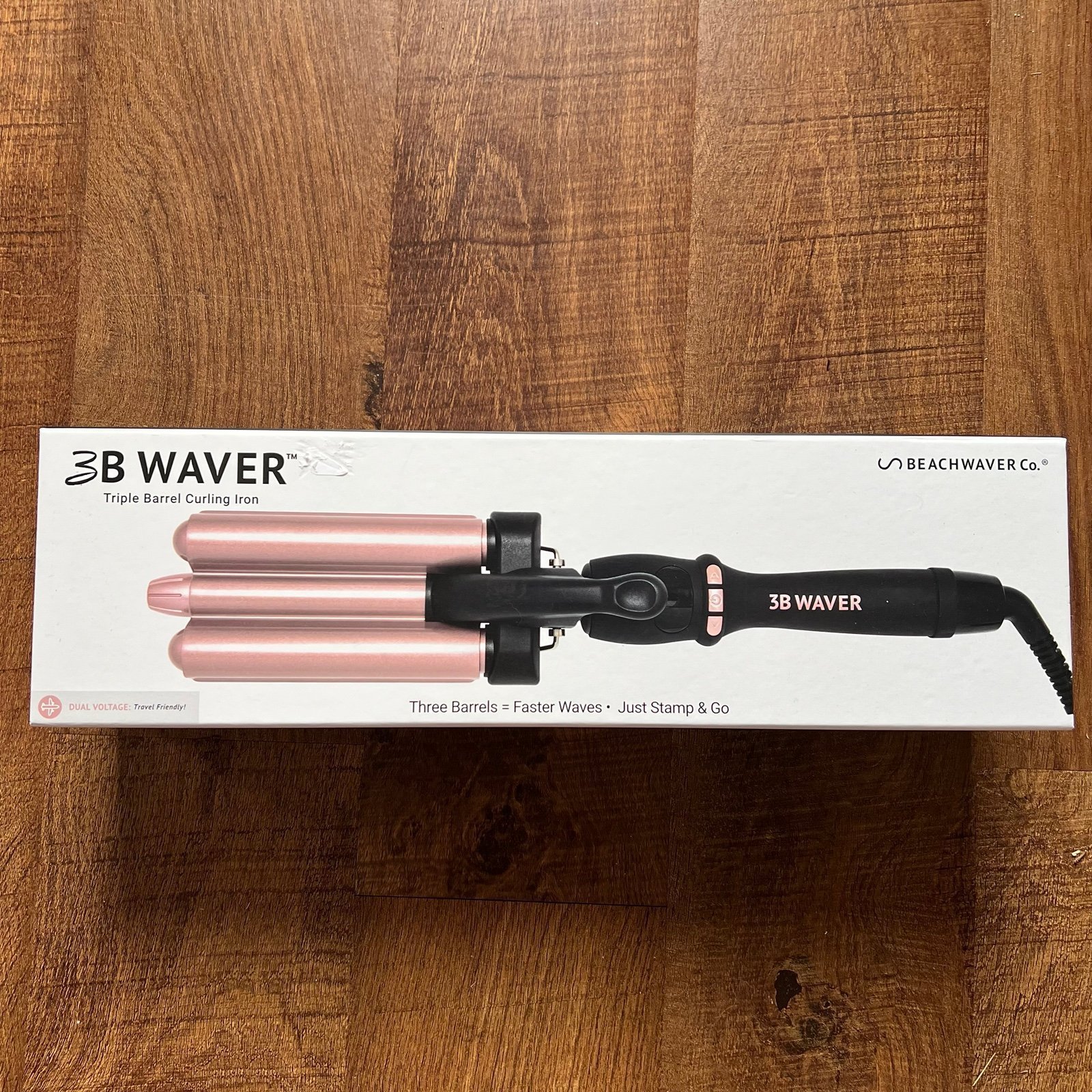 3B Waver The Beachwaver Triple Barrel Original New in Box