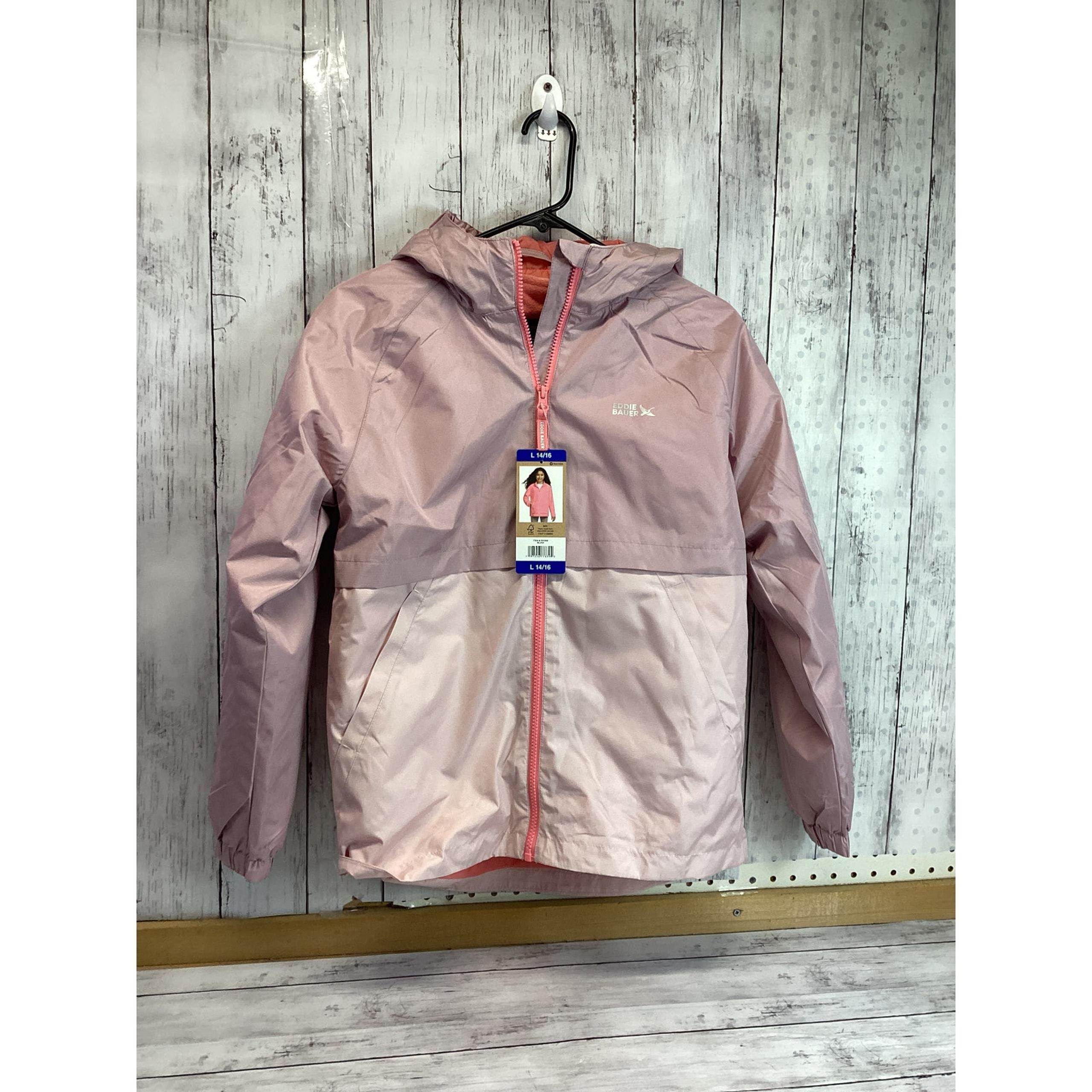 Eddie Bauer Kids Youth Girls Light Weight 3-In-1 Jacket Blush Size Large 14/16