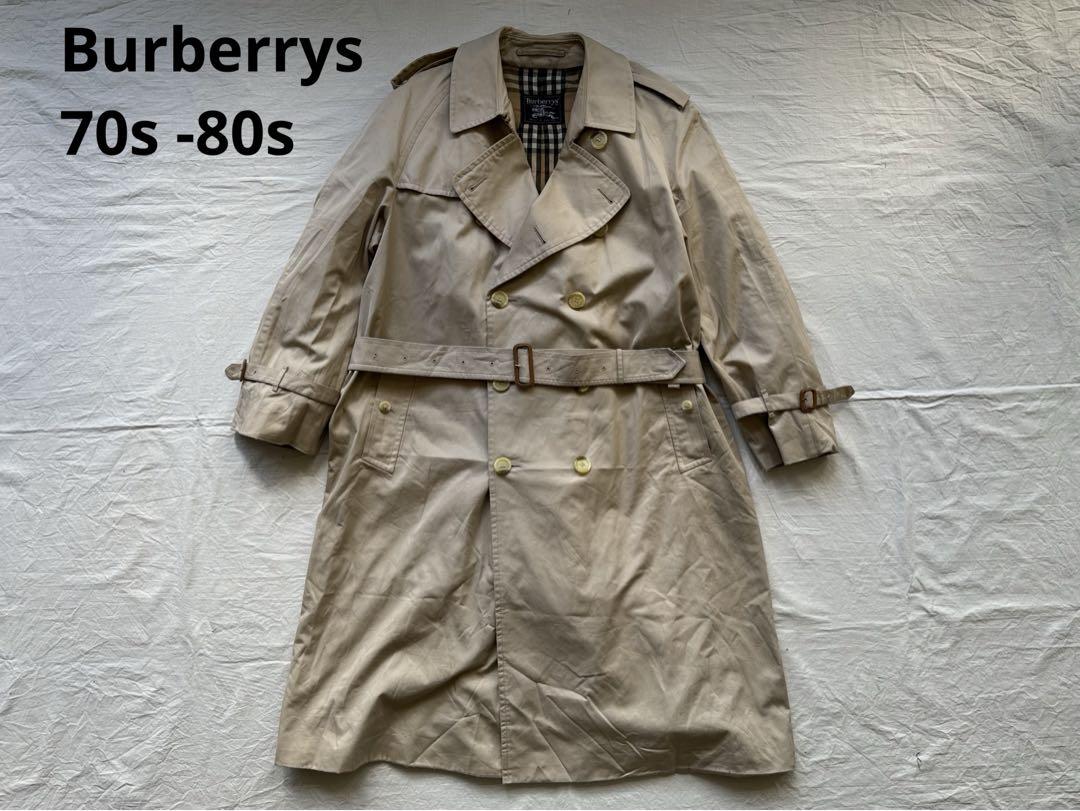 送料無料 いつまで Burberrys 70s coat trench 80s ジャケット・アウター