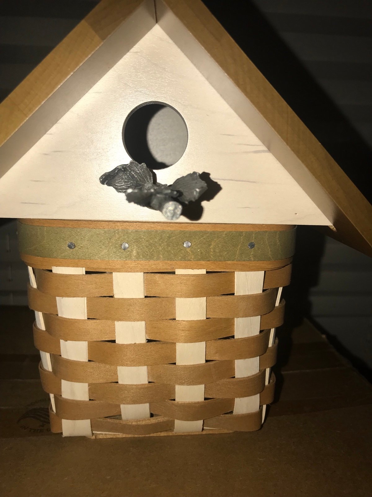 Longaberger bird house