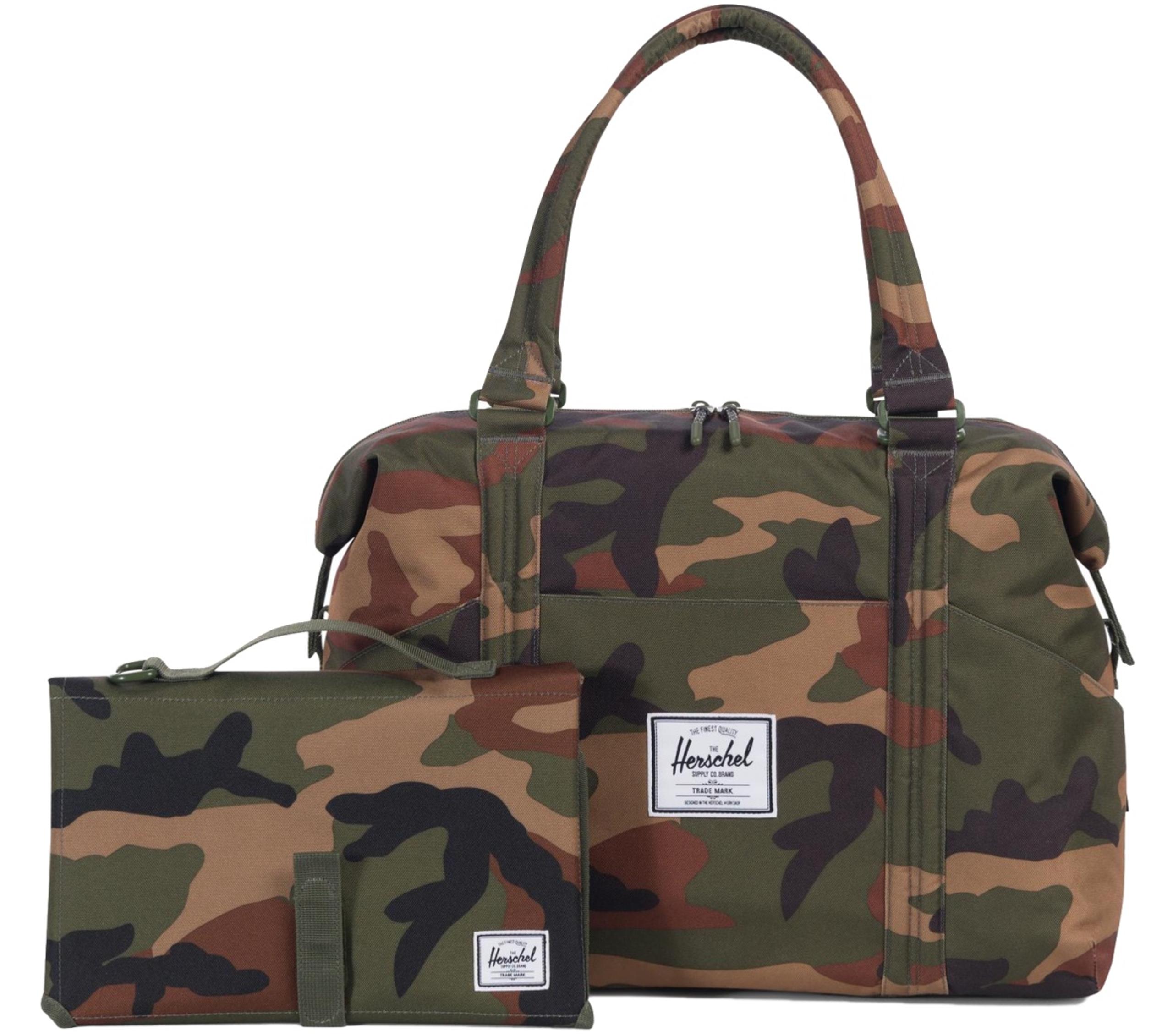Herschel Supply Company Diaper Tote Bag Camo Green Army Brown Beige Baby
