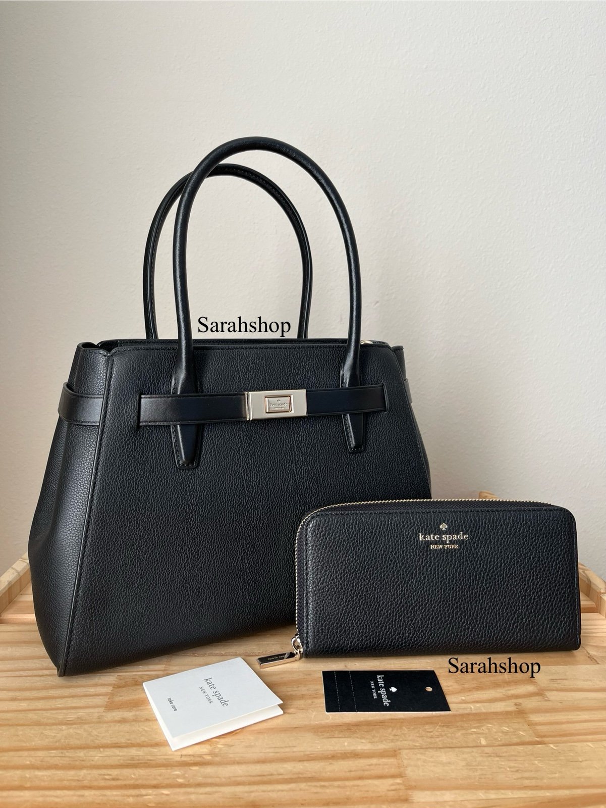 Kate Spade Lucia medium satchel set