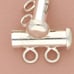 ⚡️clearance⚡️ sterling silver 2-strand tube jewelry making finding clasp