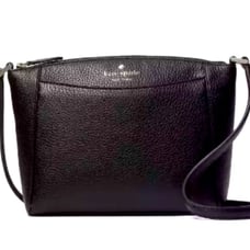 Kate Spade Monica Crossbody Bag - Black Pebbled Leather - NWT - Retail 279.00