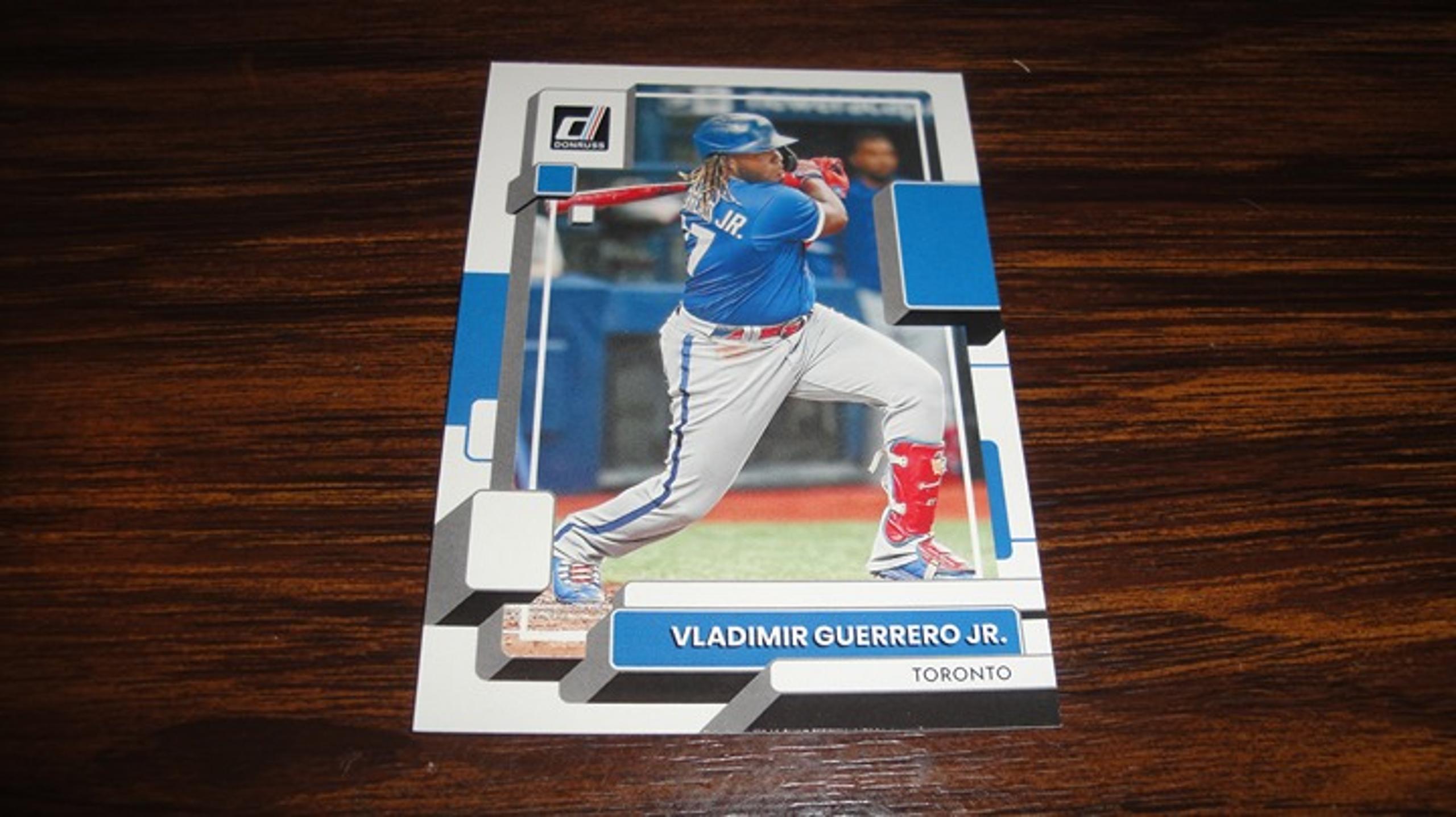 2022 Donruss Vladimir Guerrero Jr. Toronto Blue Jays Baseball Trading Card #113