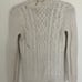 Lauren Ralph Lauren Vintage Antique Cream Knit Funnel Neck Sweater