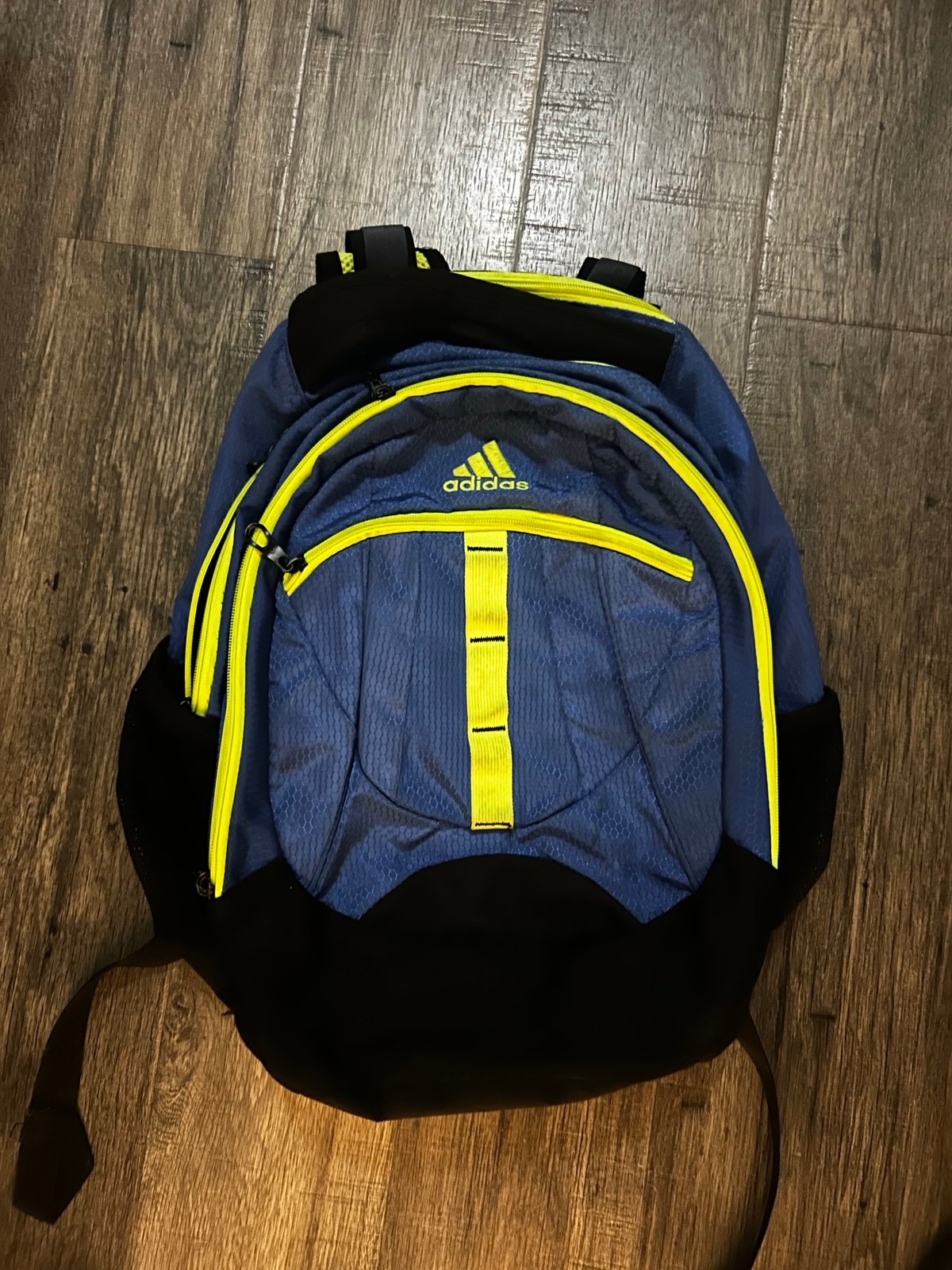 Adidas neon yellow backpack cheap