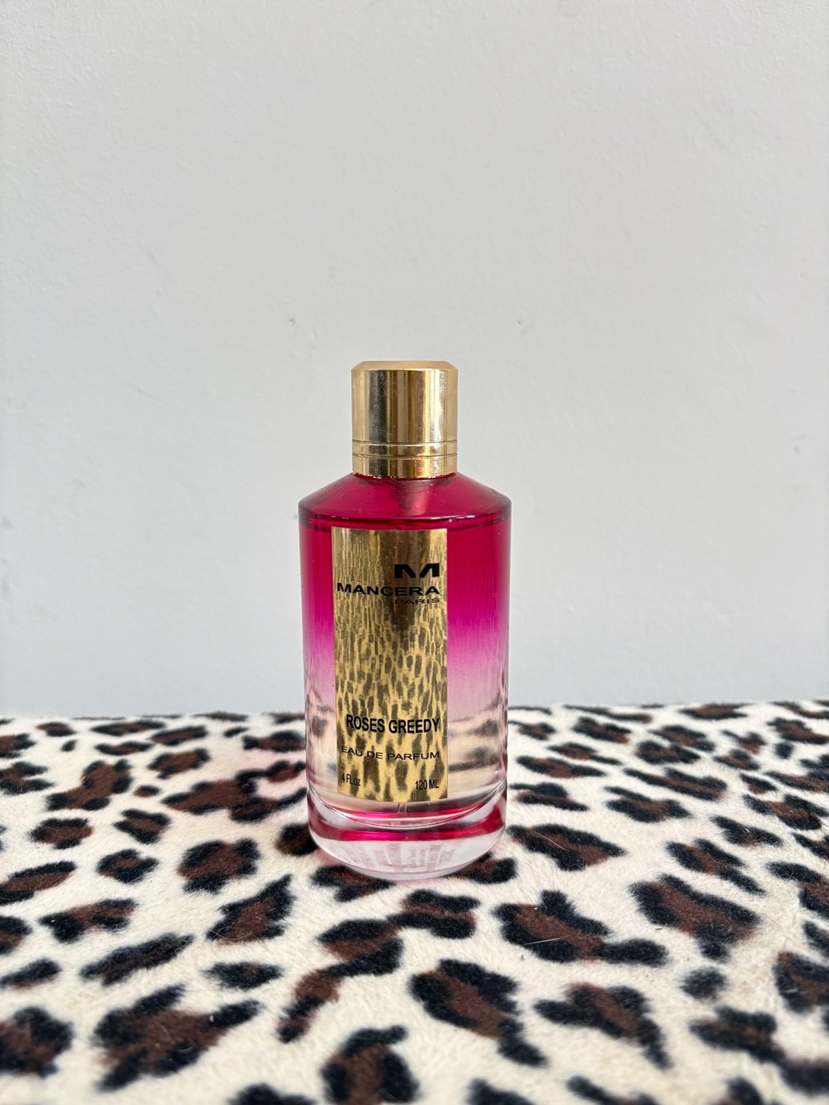 Mancera Roses Greedy Eau de Parfum Full Size 4 fl oz/ 120 mL.