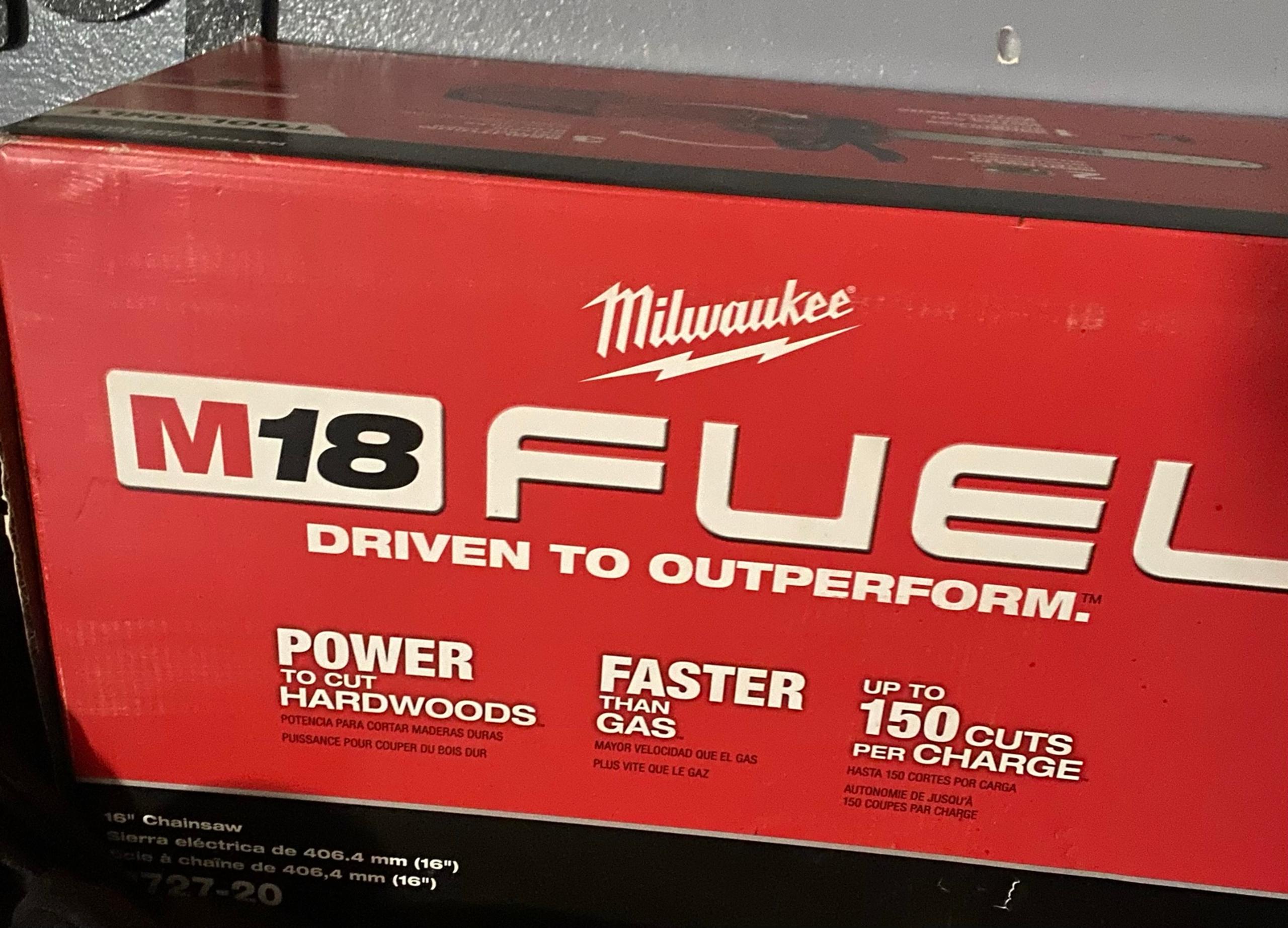 Milwaukee chainsaw