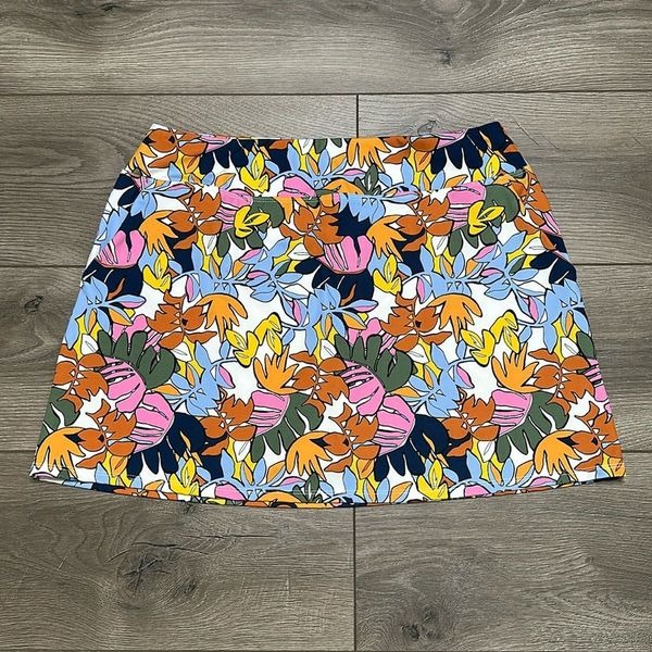 Bailey 44 Sport High Rise Floral Golf Skirt Skort Multicolor Size Large