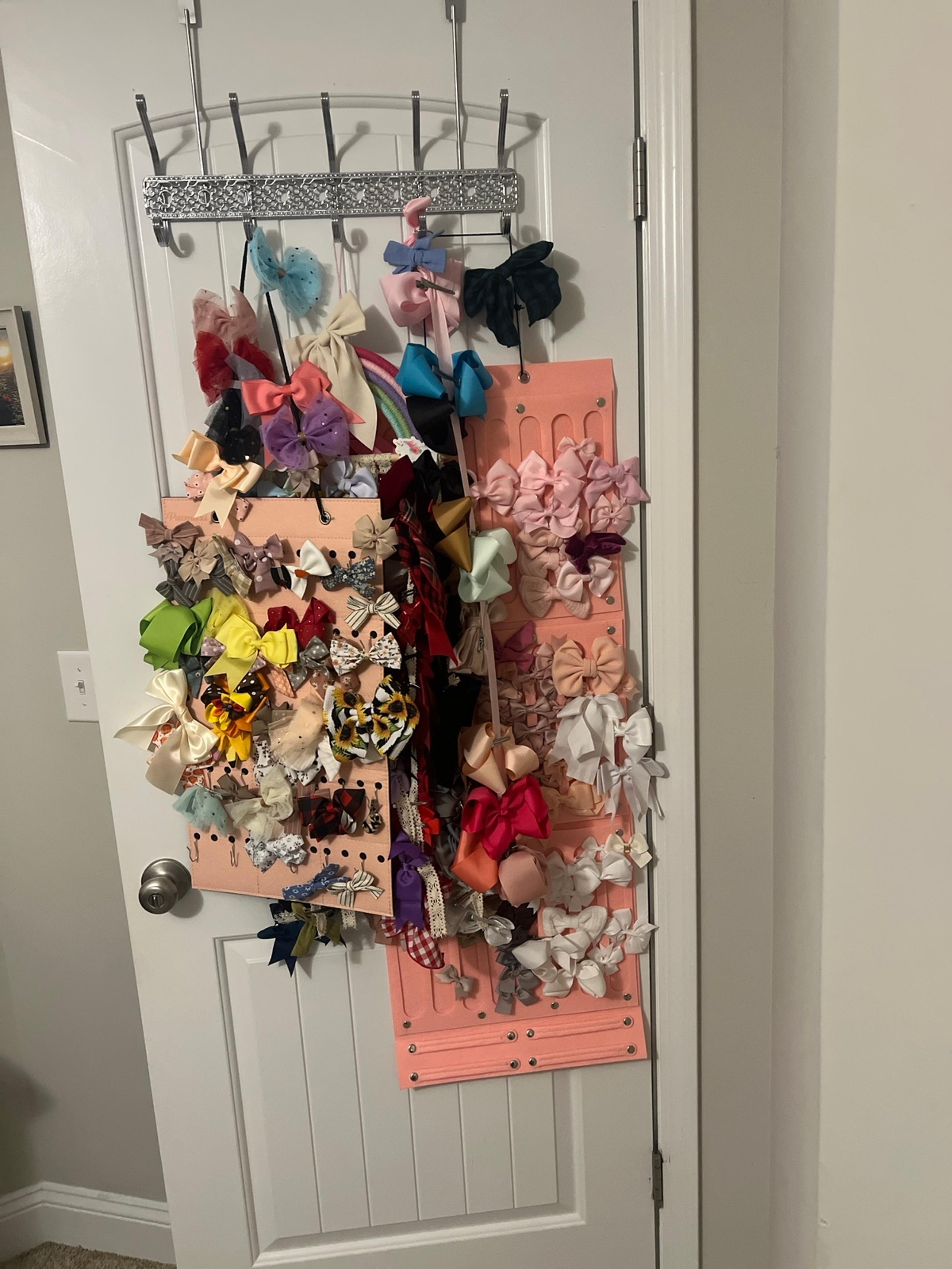 Massive hair bow collection with 3 organizers