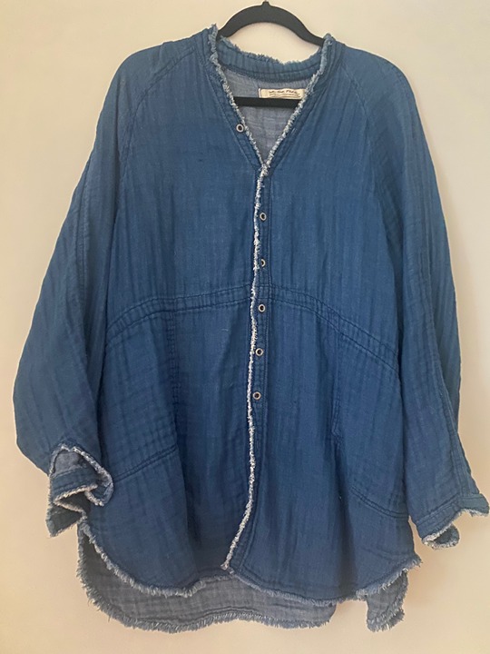Free People Boho Denim Tunic