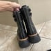 Vince Camuto Womens Monchia Black Combat Boots Size 7.5 Medium Mint Used 1x No b