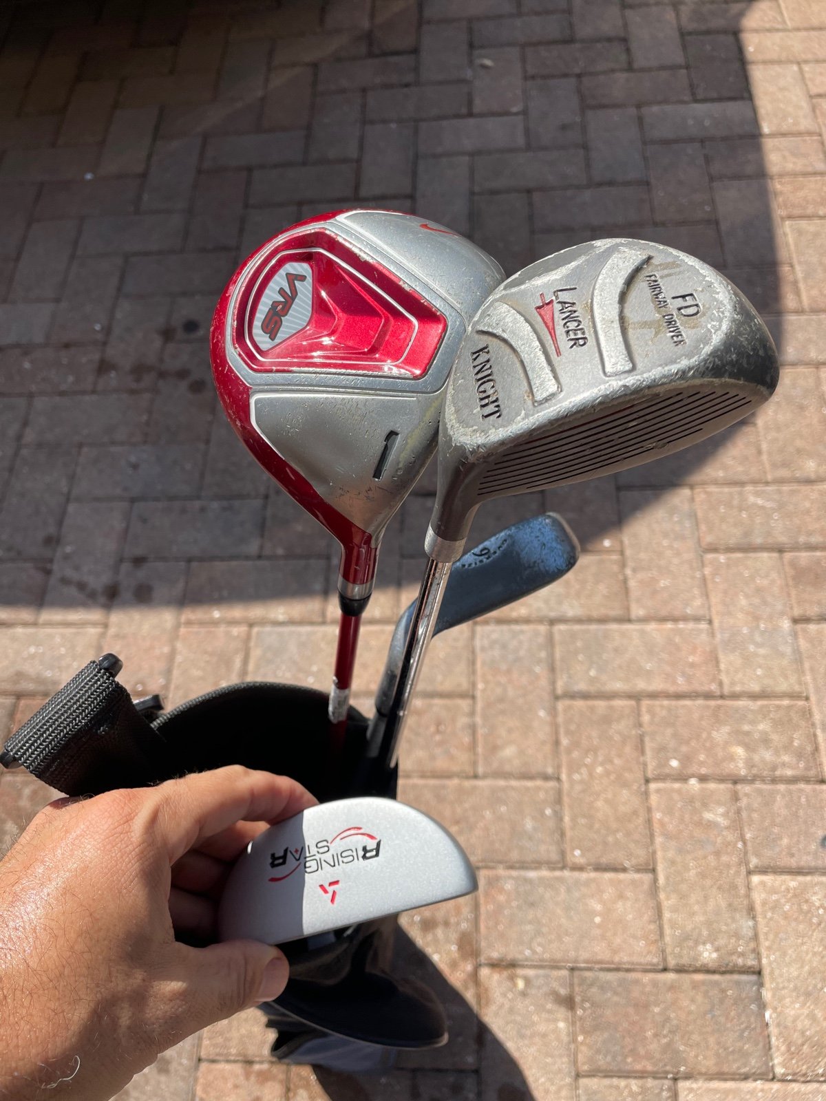 Kids golf set 4 Pc Plus Bag  In right handed