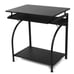 Comfort Products Stanton Computer Desk with Pull-out Keyboard Tray, Black