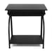 Comfort Products Stanton Computer Desk with Pull-out Keyboard Tray, Black
