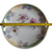 Vintage Germany porcelain hand painted floral Cake Plate and serving plates