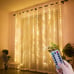 Window Curtain String Lights, 300 LED