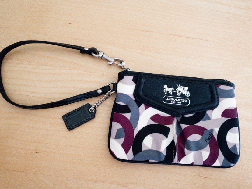 Coach wristlet