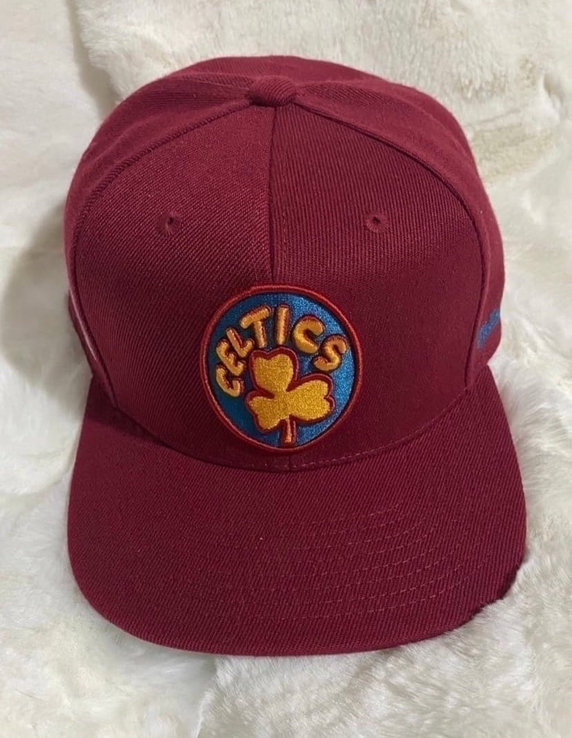 Men’s Boston Celtics Hat, 20th Anniversary Patch, Mitchell & Ness, NEW