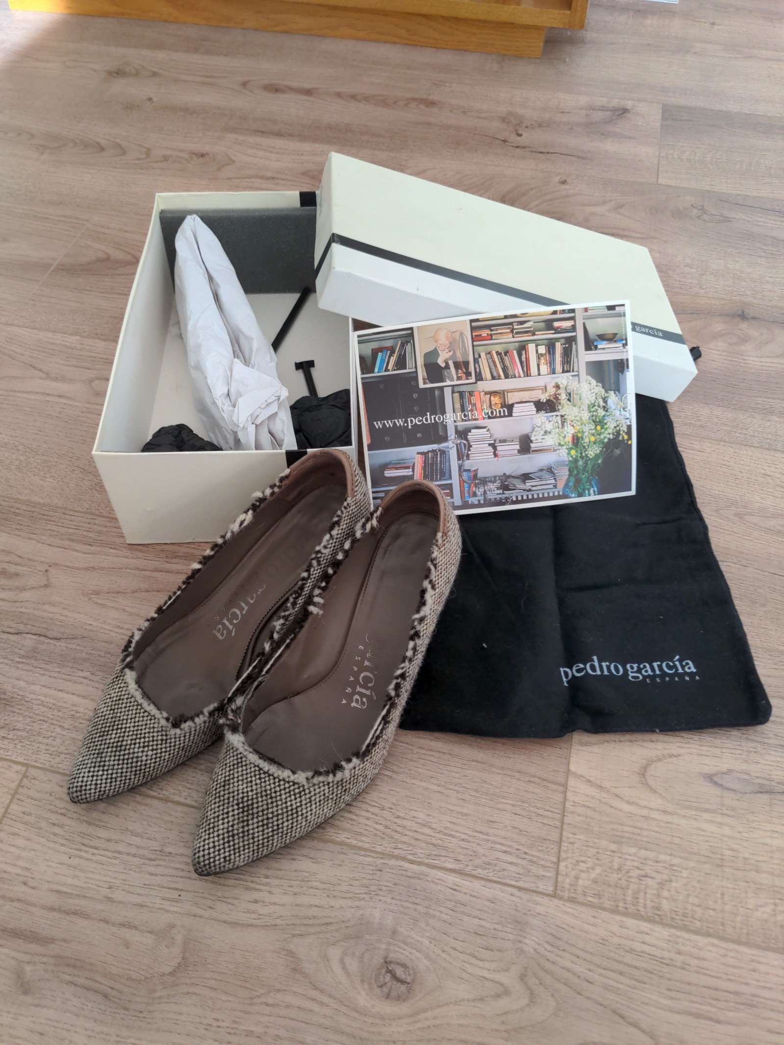 [pedro garcia] Gigi tweed truffle pumps (size 37.5)