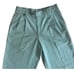 80s New Fast Pleated Pants Mens S Teal Casual Retro Beach Style Money Trousers
