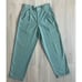 80s New Fast Pleated Pants Mens S Teal Casual Retro Beach Style Money Trousers