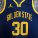 Steph Curry's 23rd season nba Warriors No. 30 basketball uniform (size L）