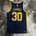 Steph Curry's 23rd season nba Warriors No. 30 basketball uniform (size L）