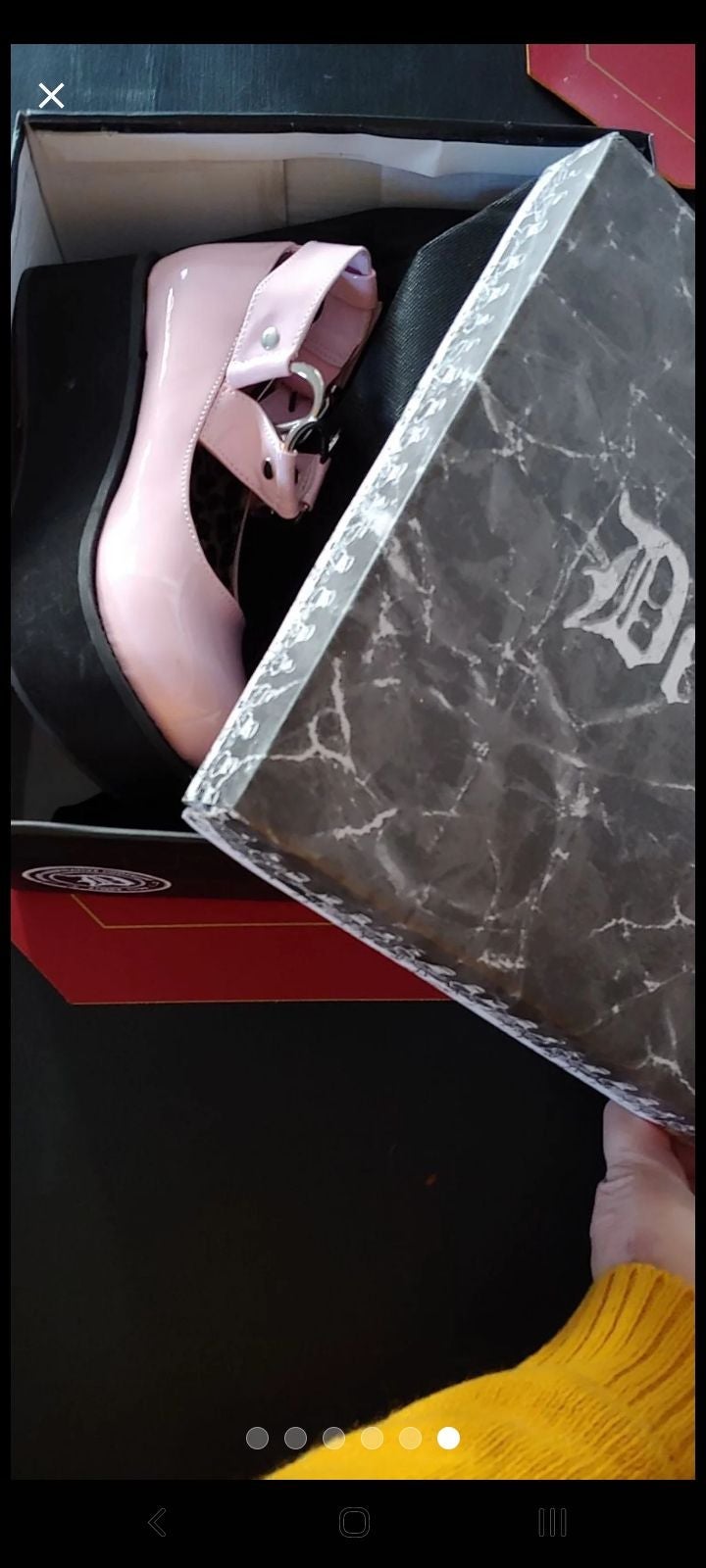 Demonia Sprite 2 Pink Size 6