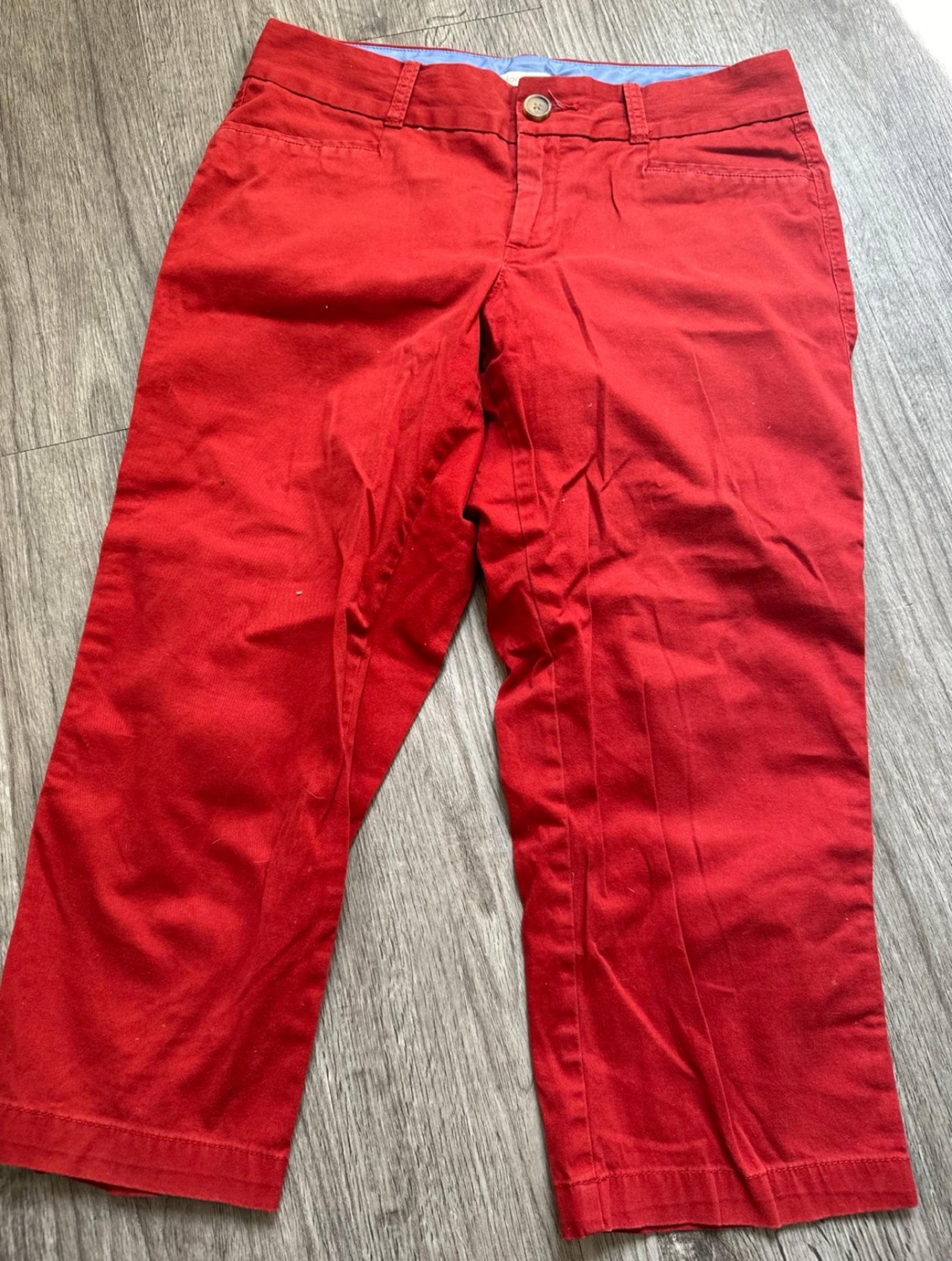 DOCKERS WOMEN CASUAL LOUNGE PANTS CORAL RED SPRING SUMMER LOUNGE CASUAL SMALL S