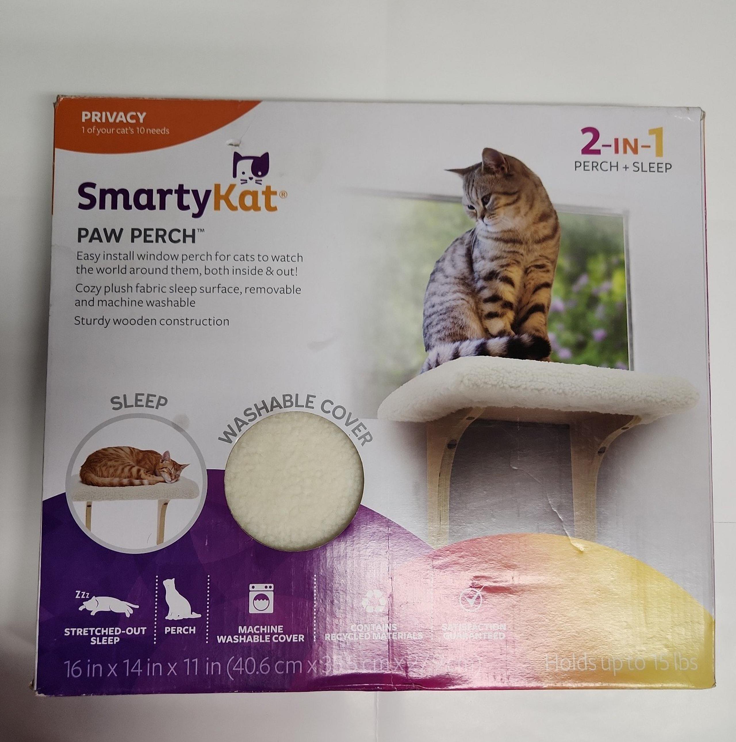 SmartyKat Cat Paw Window Perch Bed