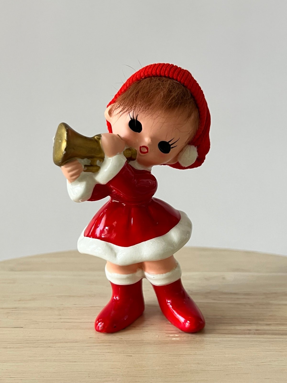 Vintage Ardco Christmas Caroler Girl Figurine